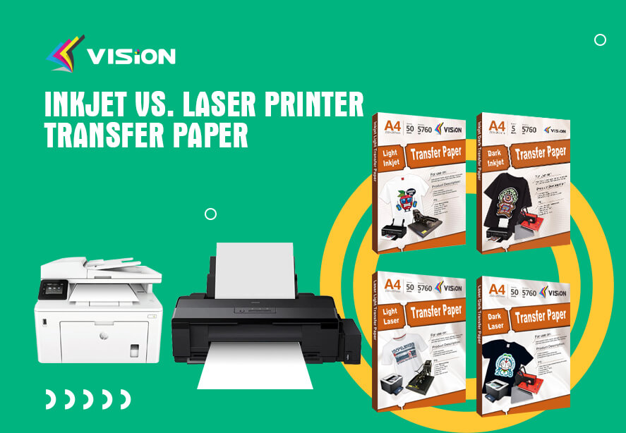 Inkjet vs. Laser Printer Transfer Paper