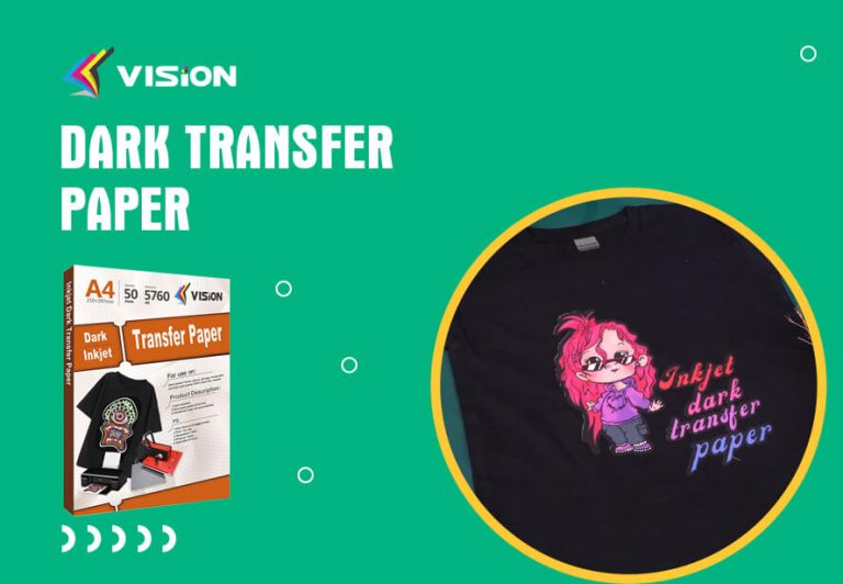 Iron on transfer paper for dark fabric