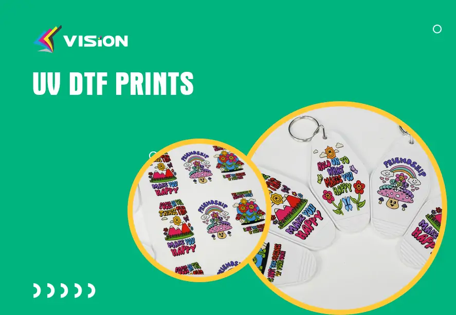 UV DTF prints-keychains