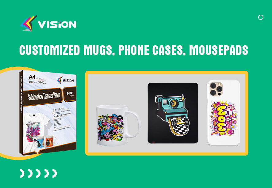 custom mugs, phone cases, mousepads