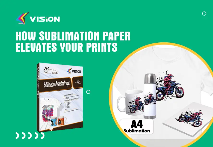 Inkjet Sublimation Paper A4 - High-Quality Transfer Paper for Vibrant  Sublimation Printing