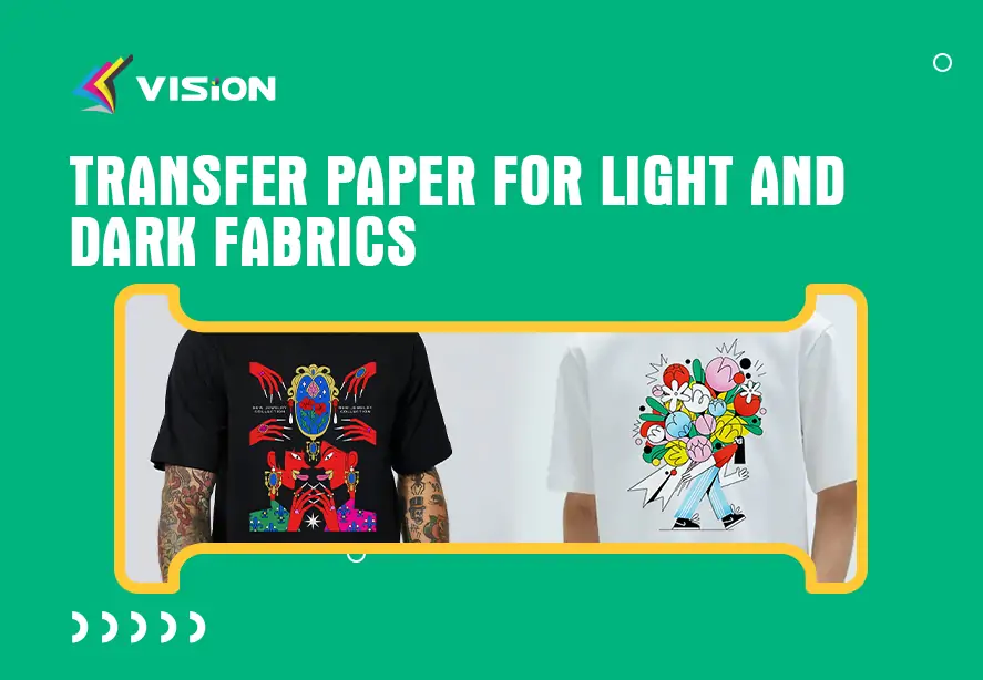 Transfer paper for Light and Dark Fabrics