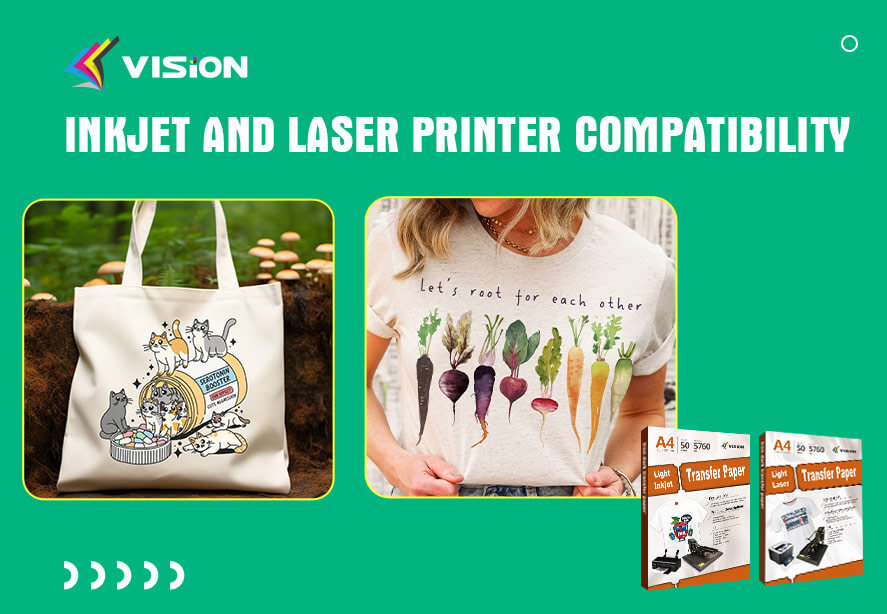 Inkjet and laser printer compatibility