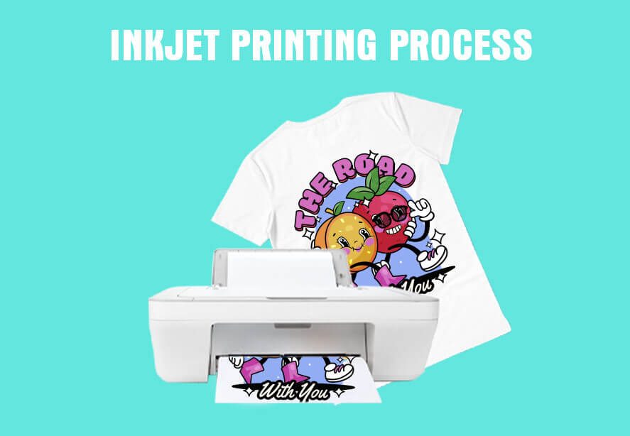 Inkjet printing process