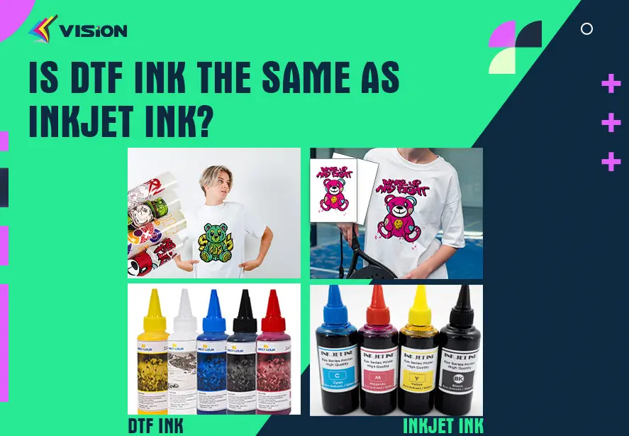 Is DTF ink the same as inkjet ink
