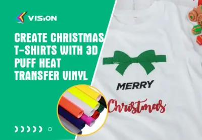 Create Christmas T-Shirts with 3D Puff Heat Transfer Vinyl