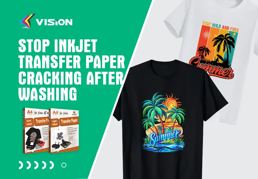 Stop Inkjet Transfer Paper Cracking After Washing