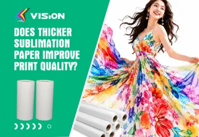 Does thicker sublimation paper improve print quality
