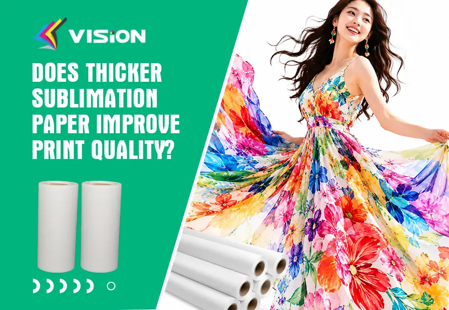 Does thicker sublimation paper improve print quality
